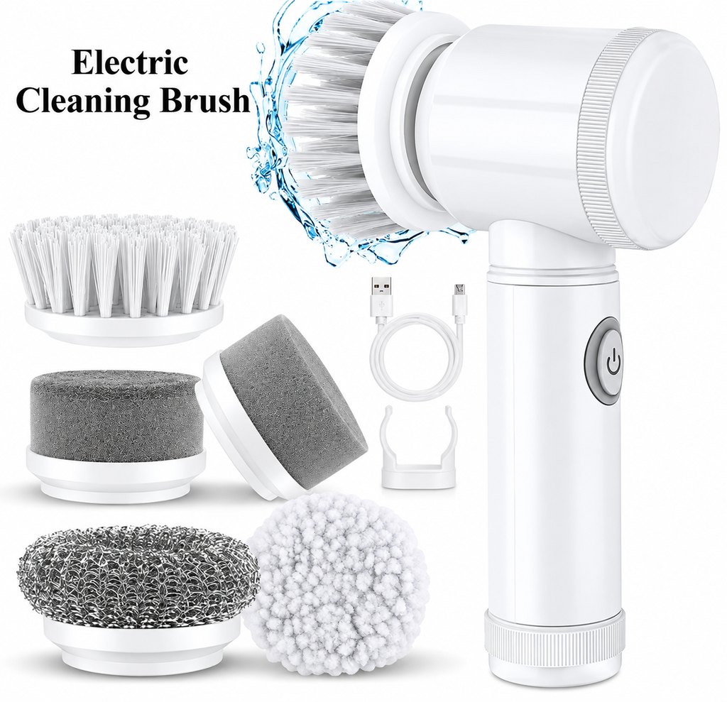 5-in-1 Cordless Electric Spin Scrubber
